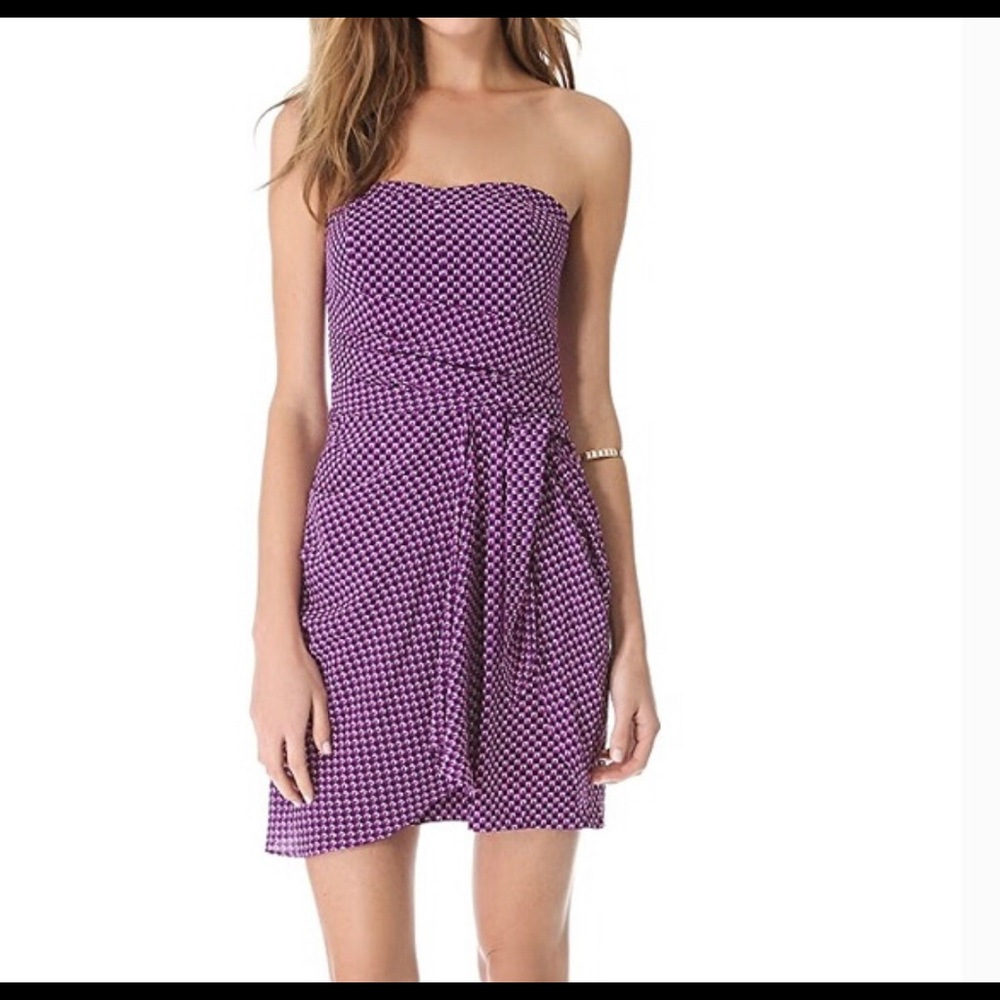 Club Monaco Silk Mini Dress 🌷